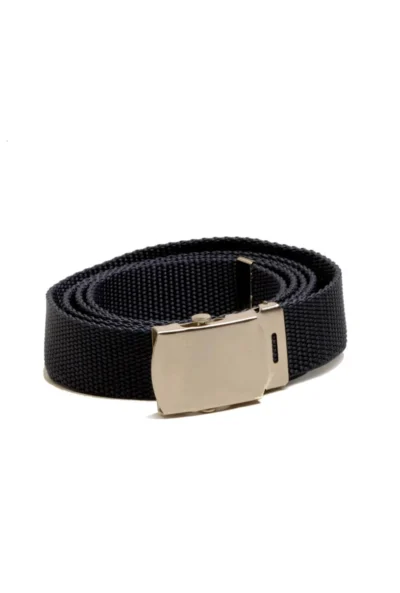 Nylon + Silver Buckle Belt